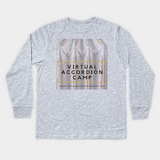 Virtual Accordion Camp (with Bellows) Kids Long Sleeve T-Shirt